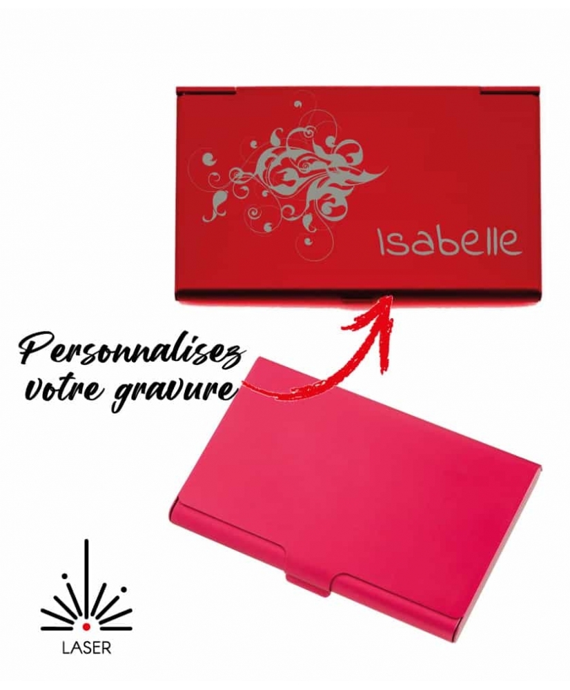 Porte cartes Rouge