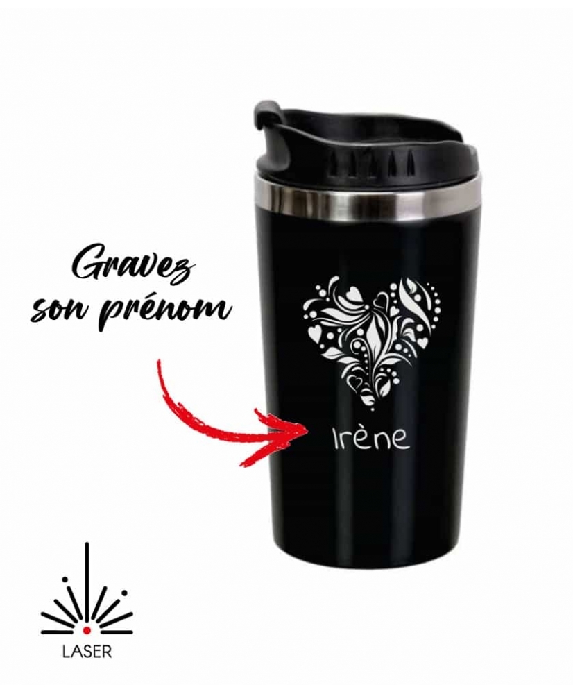 Mug de transport Noir