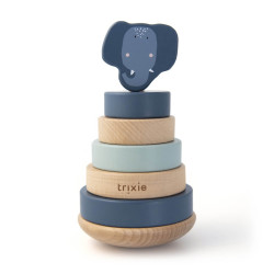 Tour à empiler en bois - Mrs. Elephant