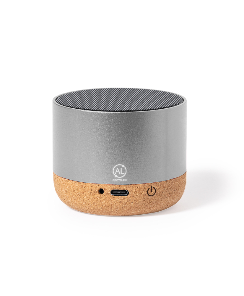 Enceinte bluetooth argent
