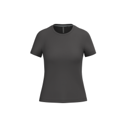 T-shirt col rond manches courtes femme