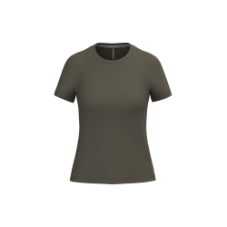 T-shirt col rond manches courtes femme