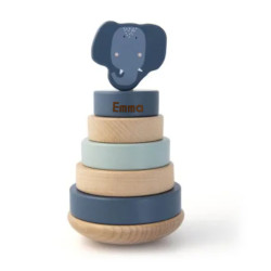 Tour à empiler en bois - Mrs. Elephant