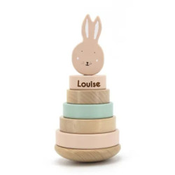 Tour à empiler en bois - Mrs. Rabbit