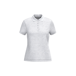 Polo piqué manches courtes femme