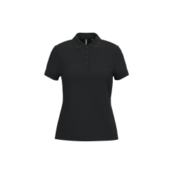 Polo piqué manches courtes femme