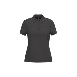 Polo piqué manches courtes femme