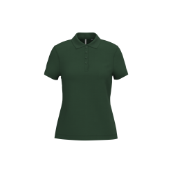 Polo piqué manches courtes femme