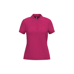 Polo piqué manches courtes femme