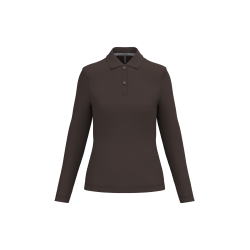 Polo manches longues femme
