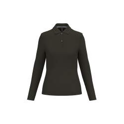 Polo manches longues femme