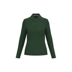 Polo manches longues femme