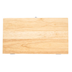 Set de 4 couteaux en inox et bois
