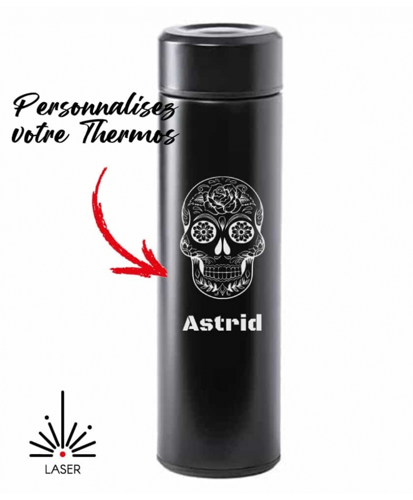 Thermos avec infuseur Noir