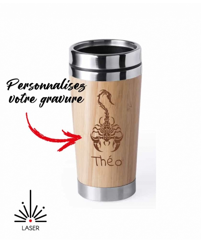 Verre thermos en Bambou