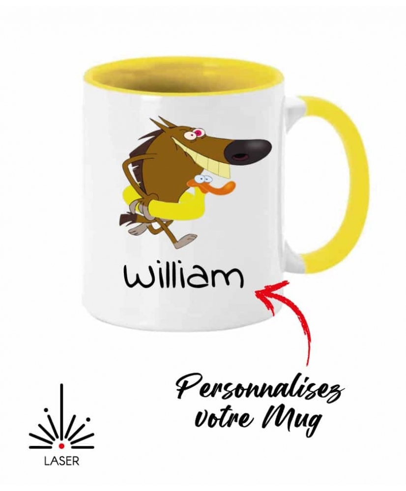 Mug à imprimer Jaune